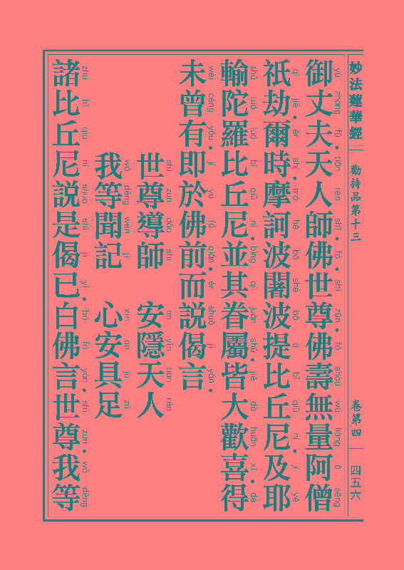 「妙法莲华经」《妙法莲华经》:劝持品 「妙法莲华经」《妙法莲华经》:劝持品