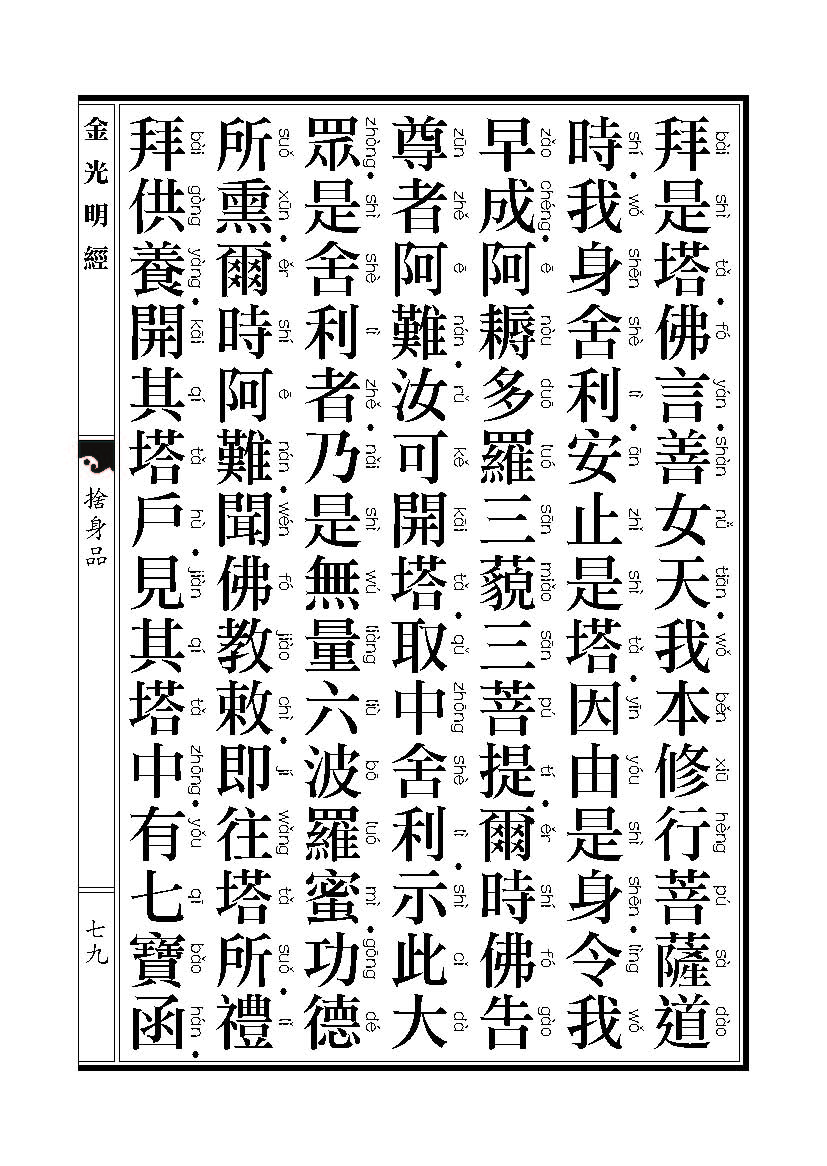 「金光明经」《金光明经》:舍身品 「金光明经」《金光明经》:舍身品