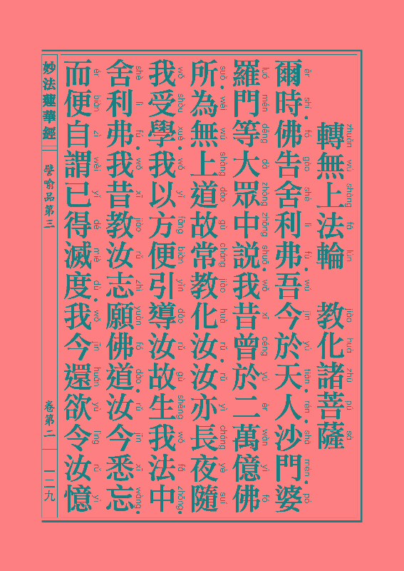 妙法莲华经譬喻品 妙法莲华经譬喻品