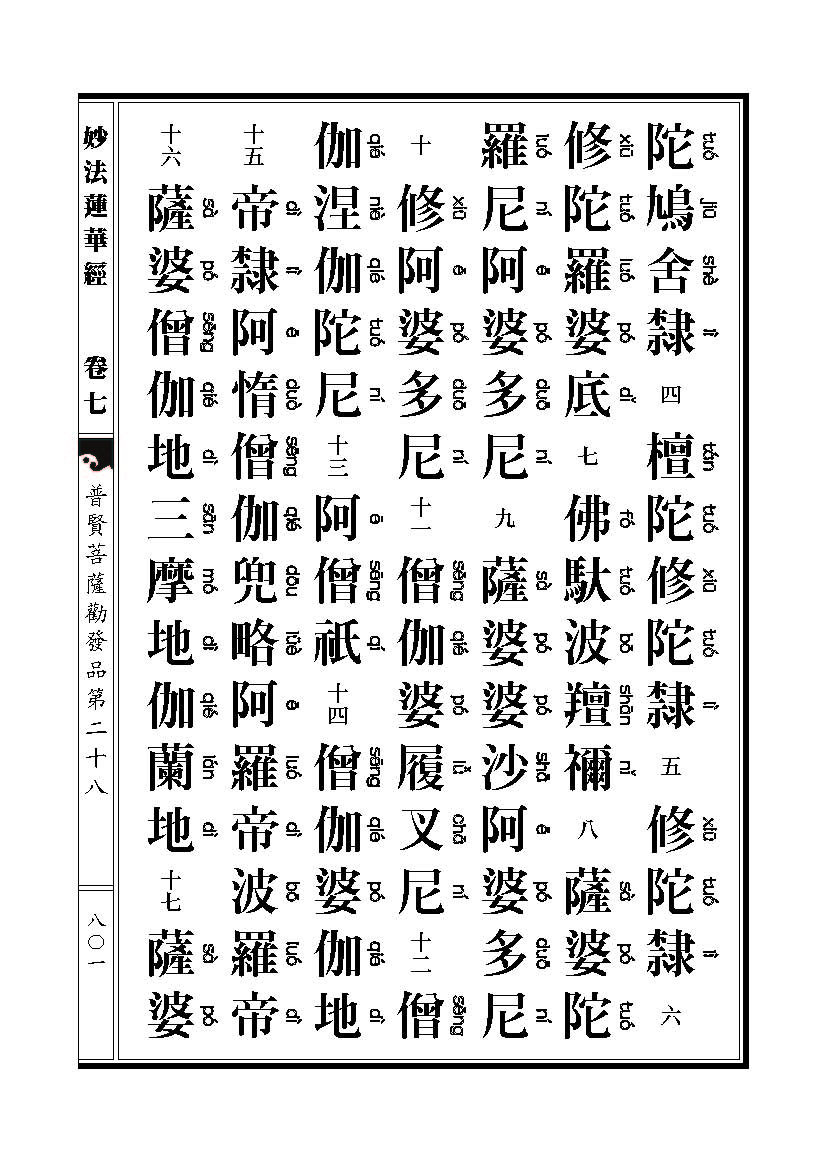 「妙法莲华经观世音菩萨普门品」妙法莲华经观世音菩萨普门品普贤菩萨劝发品 「妙法莲华经观世音菩萨普门品」妙法莲华经观世音菩萨普门品普贤菩萨劝发品