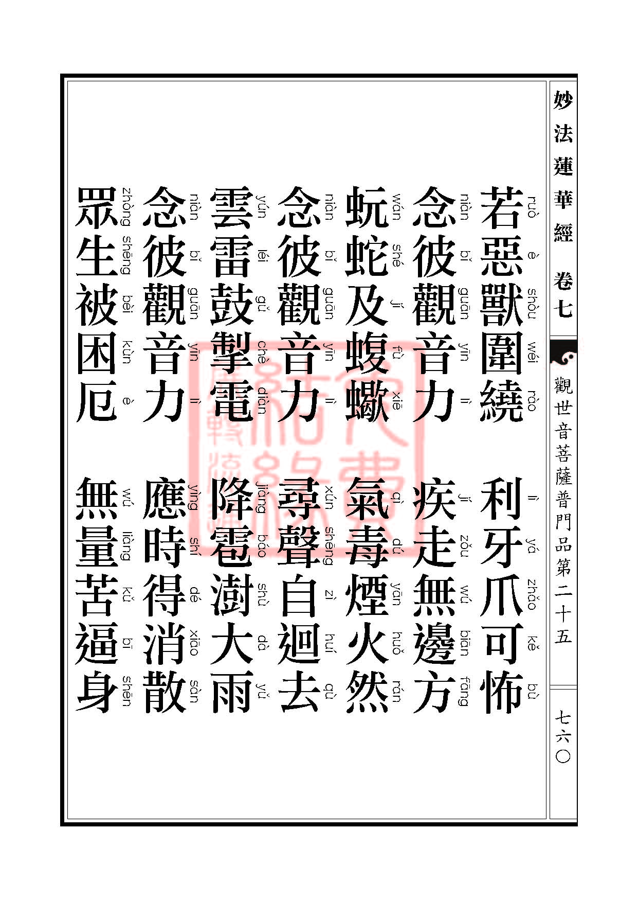 妙法莲华经:观世音菩萨普门品第二十五 妙法莲华经:观世音菩萨普门品第二十五