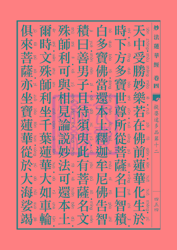 妙法莲华经:见宝塔品提婆达多品 妙法莲华经:见宝塔品提婆达多品