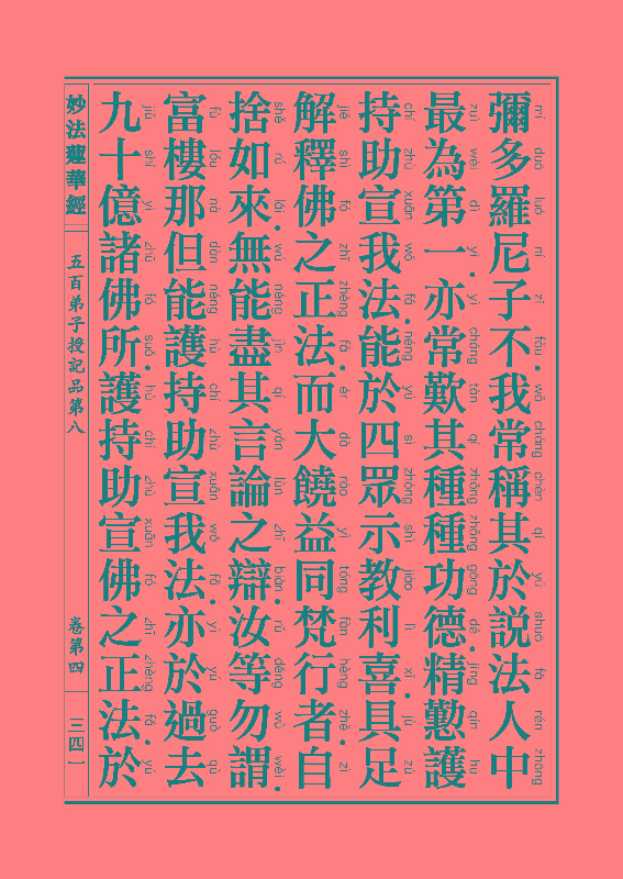《妙法莲华经》:五百弟子授记品,授学无学人记品 《妙法莲华经》:五百弟子授记品,授学无学人记品