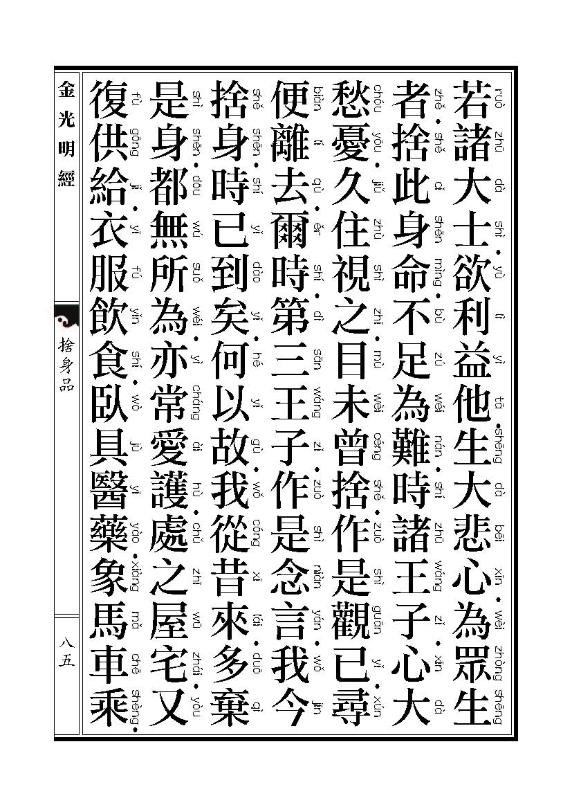 「金光明经」《金光明经》:舍身品 「金光明经」《金光明经》:舍身品