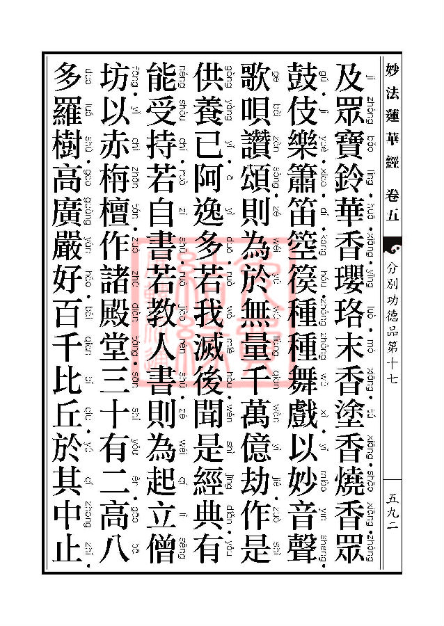 妙法莲华经：分别功德品第十七