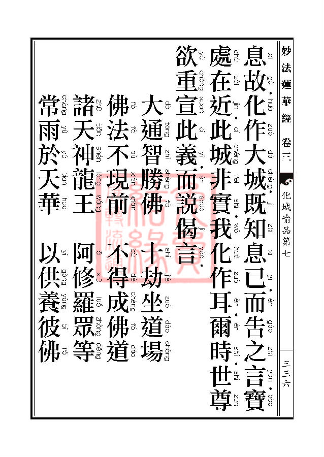 「妙法莲华经」妙法莲华经:授记品第六化城喻品第七 「妙法莲华经」妙法莲华经:授记品第六化城喻品第七