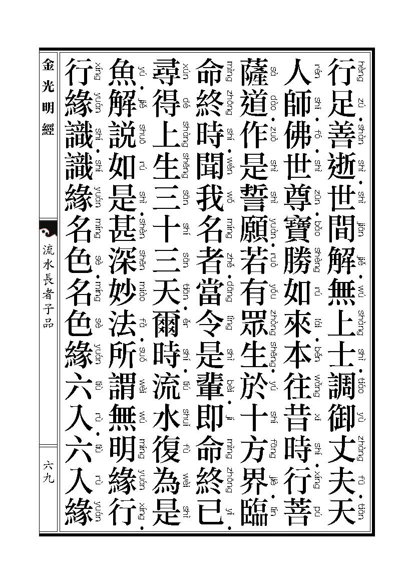 「金光明经」《金光明经》:流水长者子品 「金光明经」《金光明经》:流水长者子品