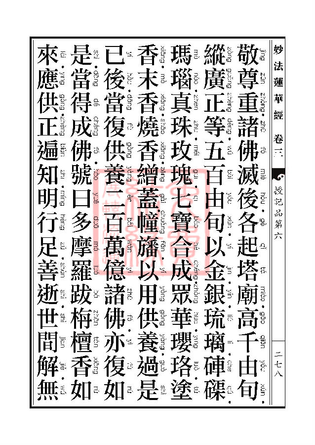 「妙法莲华经」妙法莲华经:授记品第六化城喻品第七 「妙法莲华经」妙法莲华经:授记品第六化城喻品第七