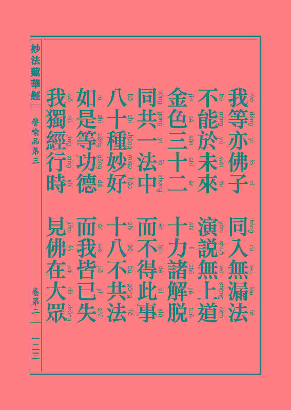 妙法莲华经譬喻品 妙法莲华经譬喻品