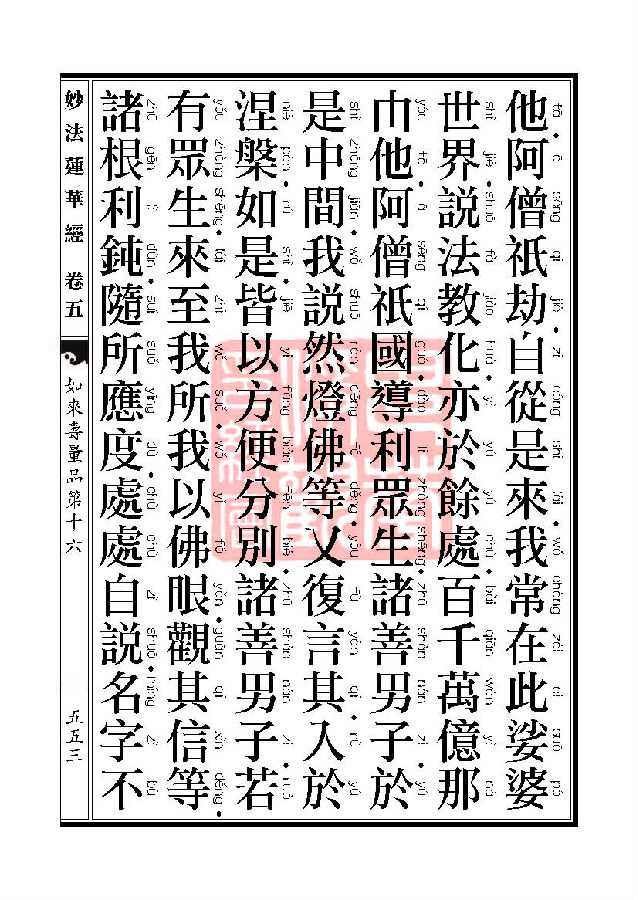 「妙法莲华经」妙法莲华经:如来寿量品第十六 「妙法莲华经」妙法莲华经:如来寿量品第十六