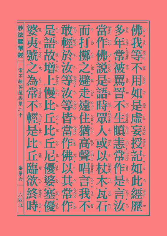 《妙法莲华经》:常不轻菩萨品 《妙法莲华经》:常不轻菩萨品