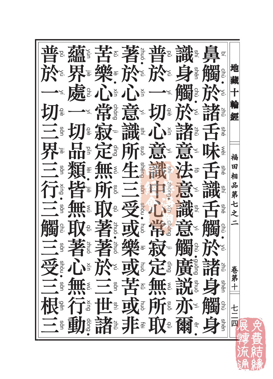 「佛学」地藏十轮经:福田相品第七之二 「佛学」地藏十轮经:福田相品第七之二