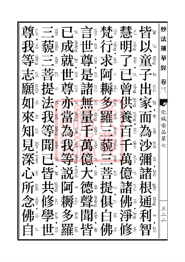 「妙法莲华经」妙法莲华经:授记品第六化城喻品第七 「妙法莲华经」妙法莲华经:授记品第六化城喻品第七