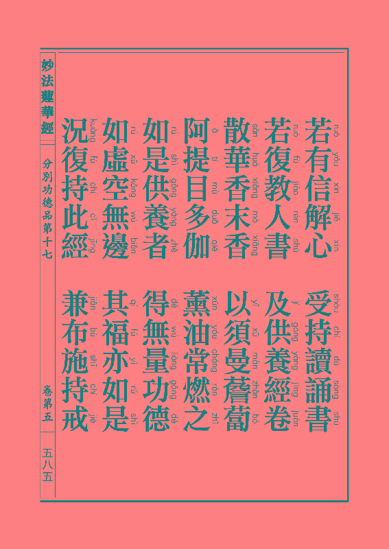 《妙法莲华经》:分别功德品 《妙法莲华经》:分别功德品