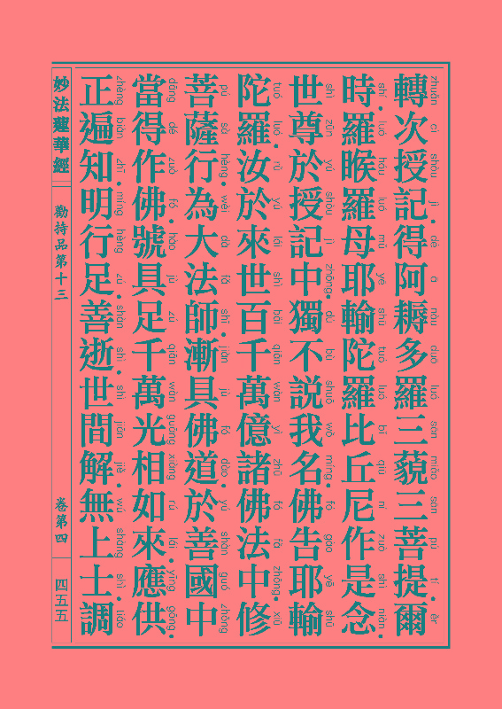 「妙法莲华经」《妙法莲华经》:劝持品 「妙法莲华经」《妙法莲华经》:劝持品