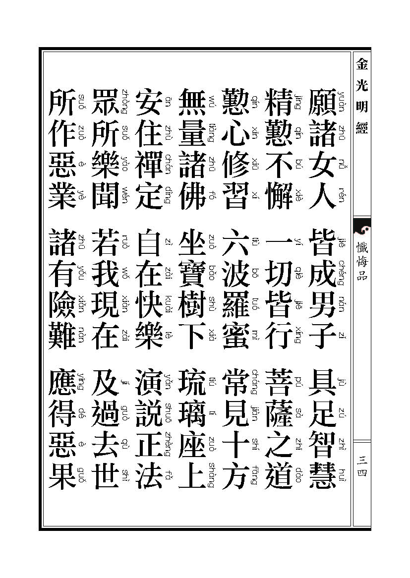 「金光明经」《金光明经》忏悔品 「金光明经」《金光明经》忏悔品