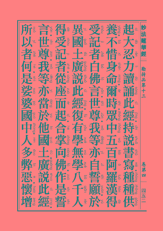「妙法莲华经」《妙法莲华经》:劝持品 「妙法莲华经」《妙法莲华经》:劝持品