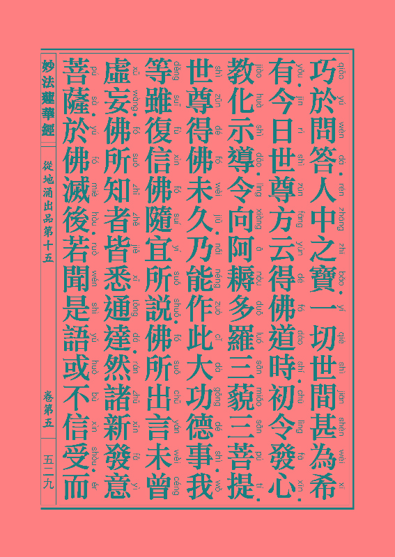 《妙法莲华经》:从地涌出品 《妙法莲华经》:从地涌出品