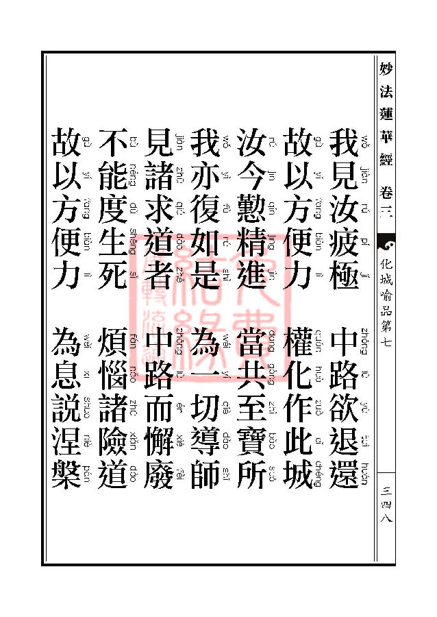 「妙法莲华经」妙法莲华经:授记品第六化城喻品第七 「妙法莲华经」妙法莲华经:授记品第六化城喻品第七