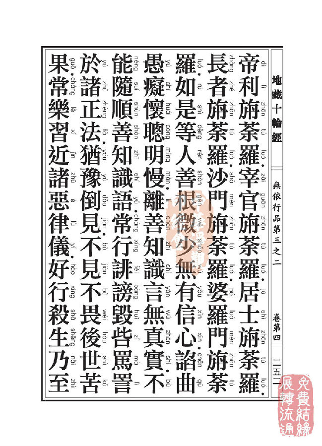 「佛学」地藏十轮经:无依行品第三之二 「佛学」地藏十轮经:无依行品第三之二
