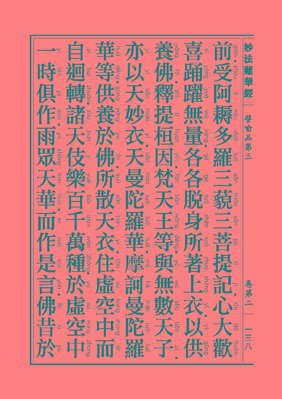 妙法莲华经譬喻品 妙法莲华经譬喻品