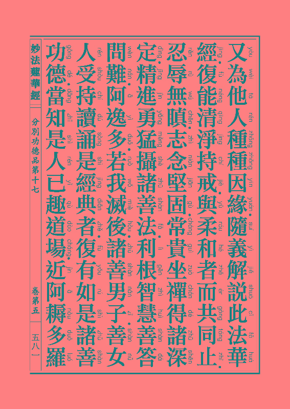 《妙法莲华经》:分别功德品 《妙法莲华经》:分别功德品