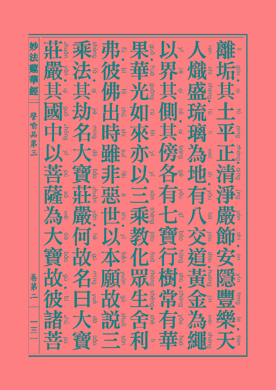 妙法莲华经譬喻品 妙法莲华经譬喻品