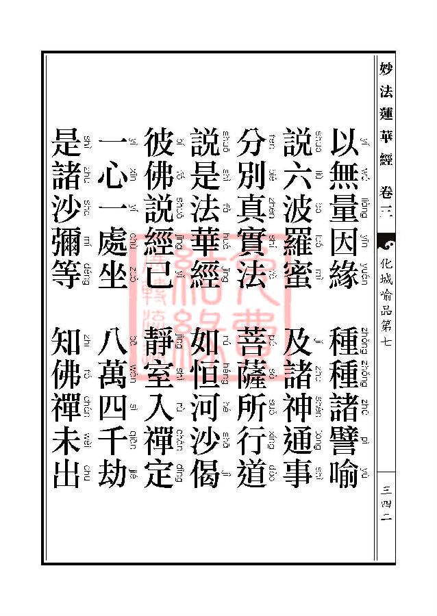 「妙法莲华经」妙法莲华经:授记品第六化城喻品第七 「妙法莲华经」妙法莲华经:授记品第六化城喻品第七