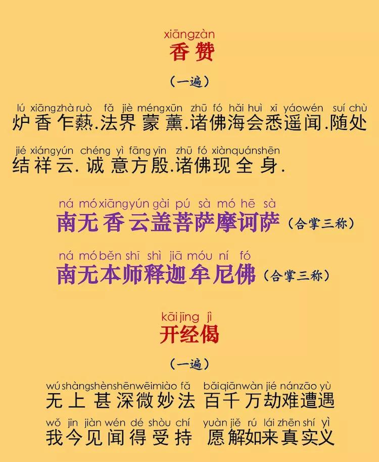 「大乘佛法」《大乘离文字普光明藏经》注音版，持此经典能迅速增长财富，一切志愿皆得满足