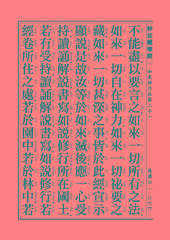 「妙法莲华经」《妙法莲华经》:如来神力品 「妙法莲华经」《妙法莲华经》:如来神力品
