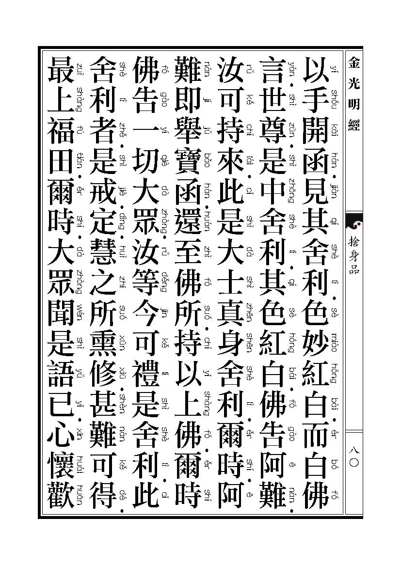 「金光明经」《金光明经》:舍身品 「金光明经」《金光明经》:舍身品