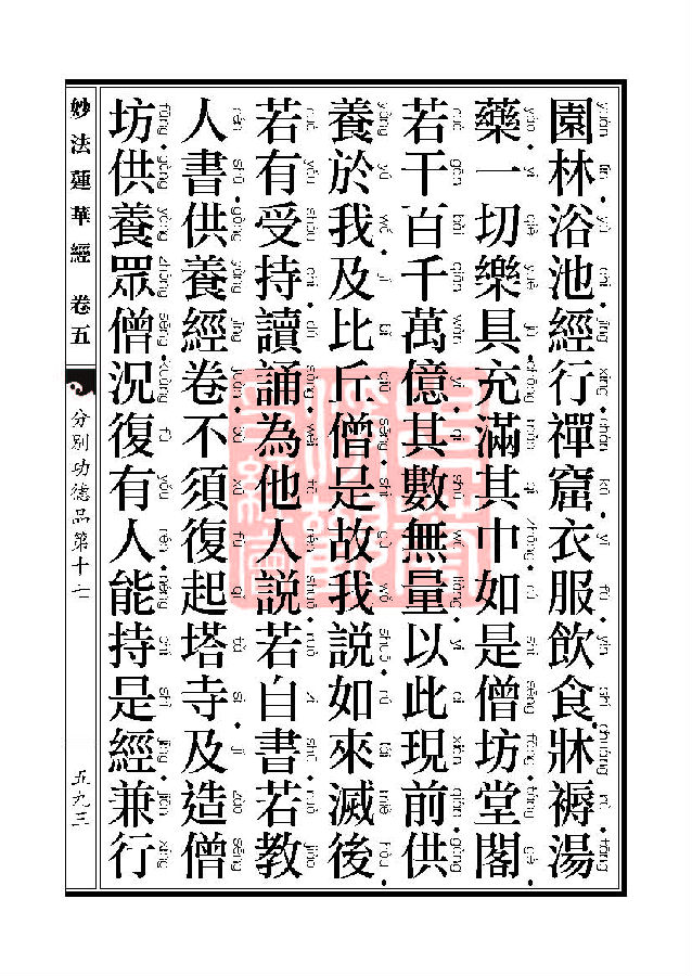 妙法莲华经：分别功德品第十七