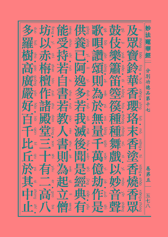 《妙法莲华经》:分别功德品 《妙法莲华经》:分别功德品