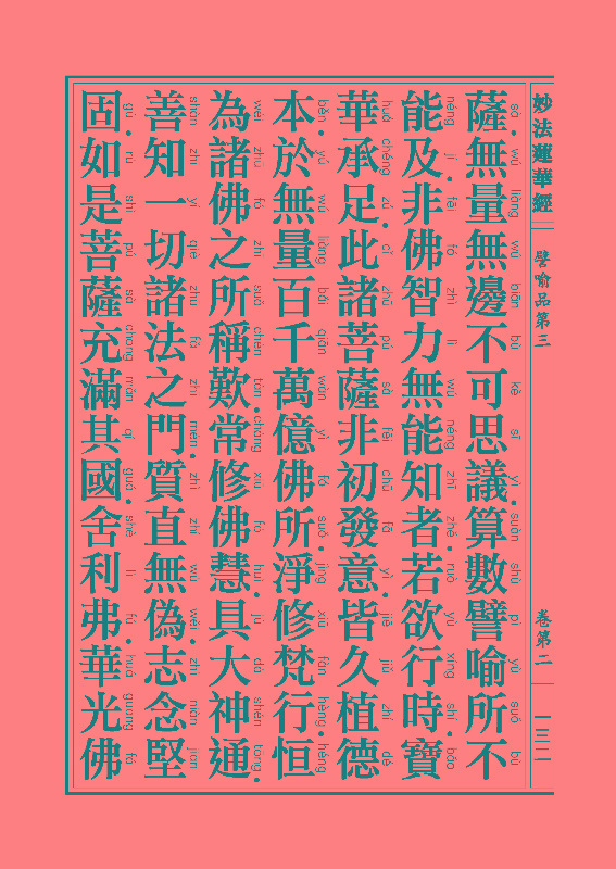 妙法莲华经譬喻品 妙法莲华经譬喻品