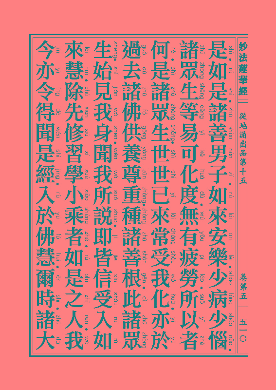 《妙法莲华经》:从地涌出品 《妙法莲华经》:从地涌出品