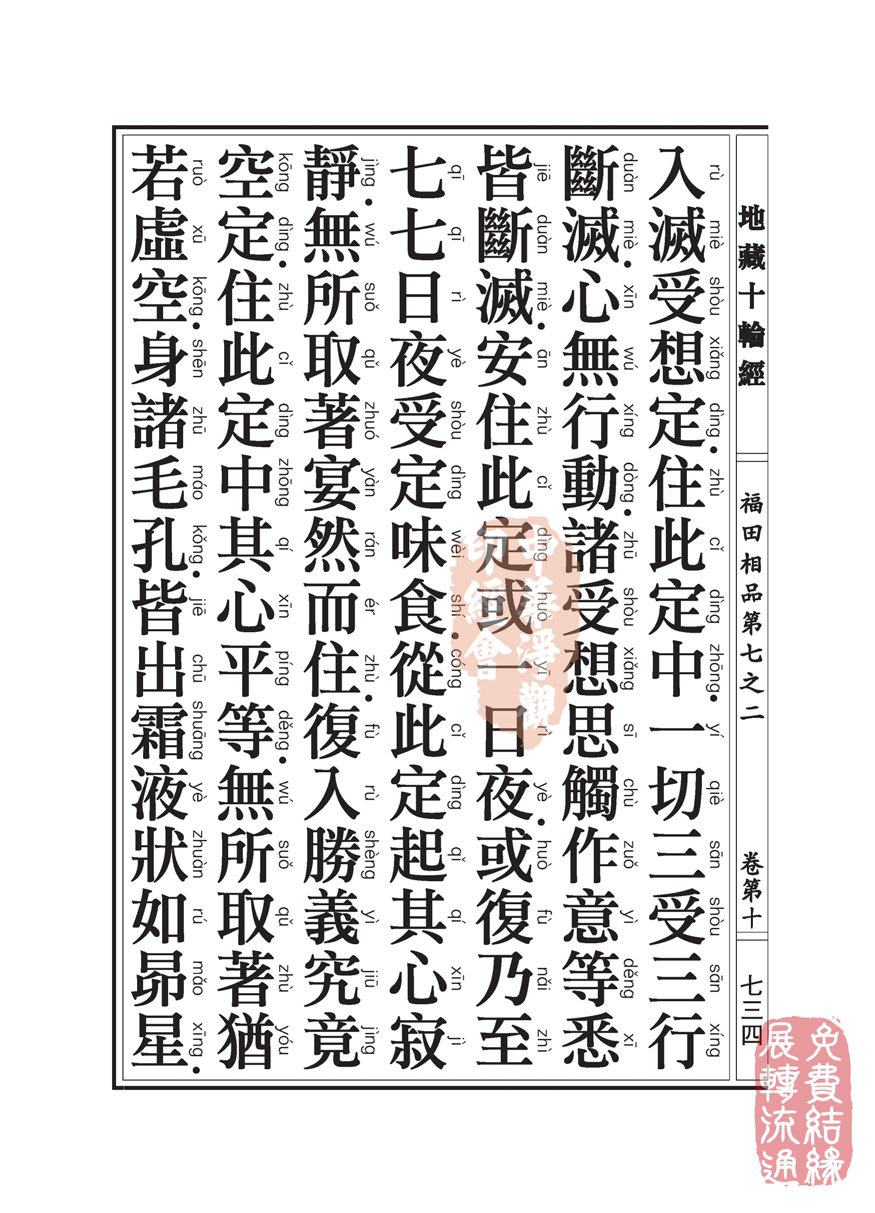 「佛学」地藏十轮经:福田相品第七之二 「佛学」地藏十轮经:福田相品第七之二