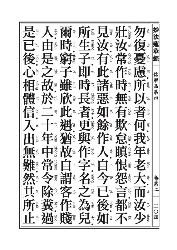 《妙法莲华经》:信解品,妙音菩萨品 《妙法莲华经》:信解品,妙音菩萨品
