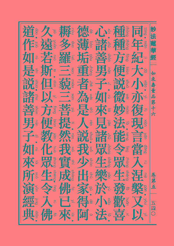 「妙法莲华经」《妙法莲华经》:如来寿量品 「妙法莲华经」《妙法莲华经》:如来寿量品