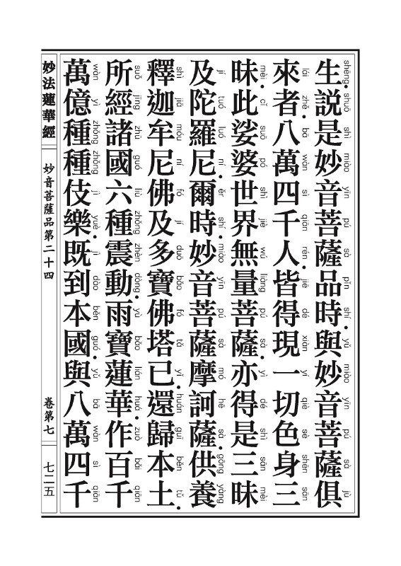 《妙法莲华经》:信解品,妙音菩萨品 《妙法莲华经》:信解品,妙音菩萨品