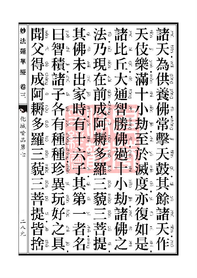 「妙法莲华经」妙法莲华经:授记品第六化城喻品第七 「妙法莲华经」妙法莲华经:授记品第六化城喻品第七