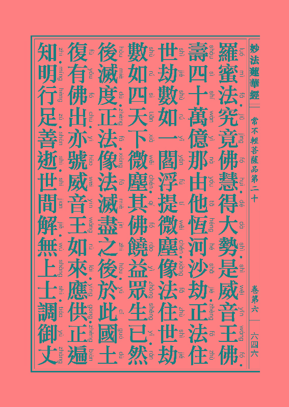 《妙法莲华经》:常不轻菩萨品 《妙法莲华经》:常不轻菩萨品