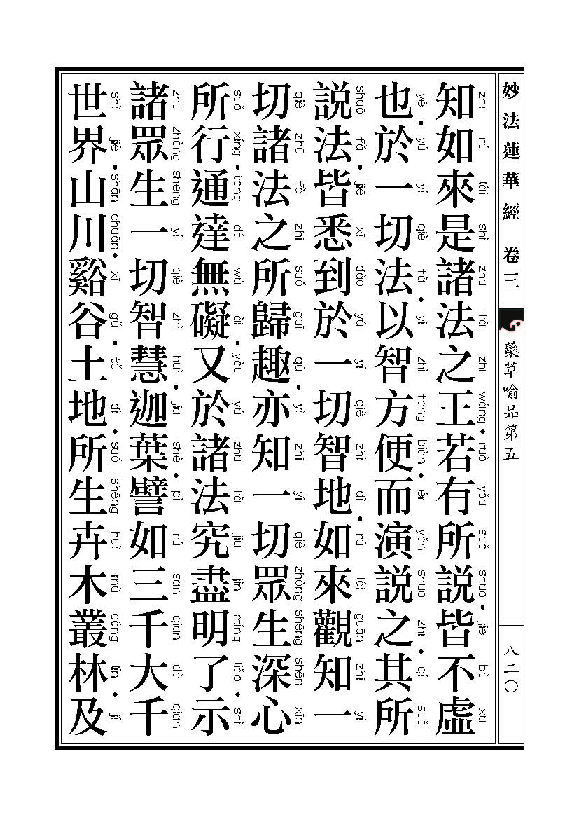 「妙法莲华经」《妙法莲华经》药草喻品 「妙法莲华经」《妙法莲华经》药草喻品