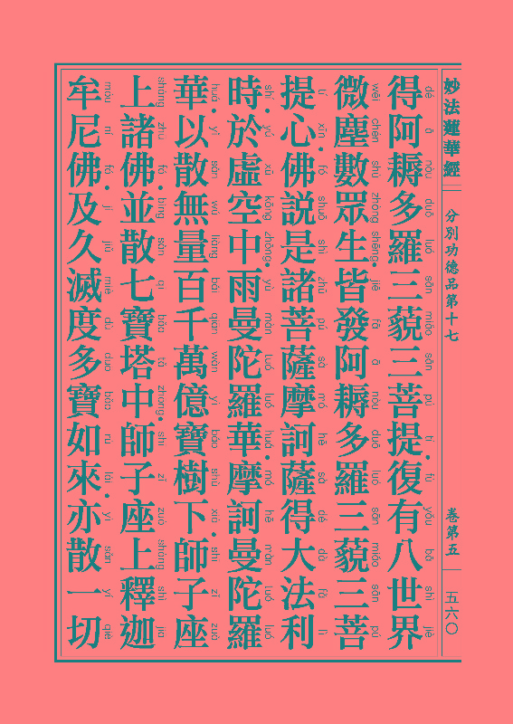 《妙法莲华经》:分别功德品 《妙法莲华经》:分别功德品