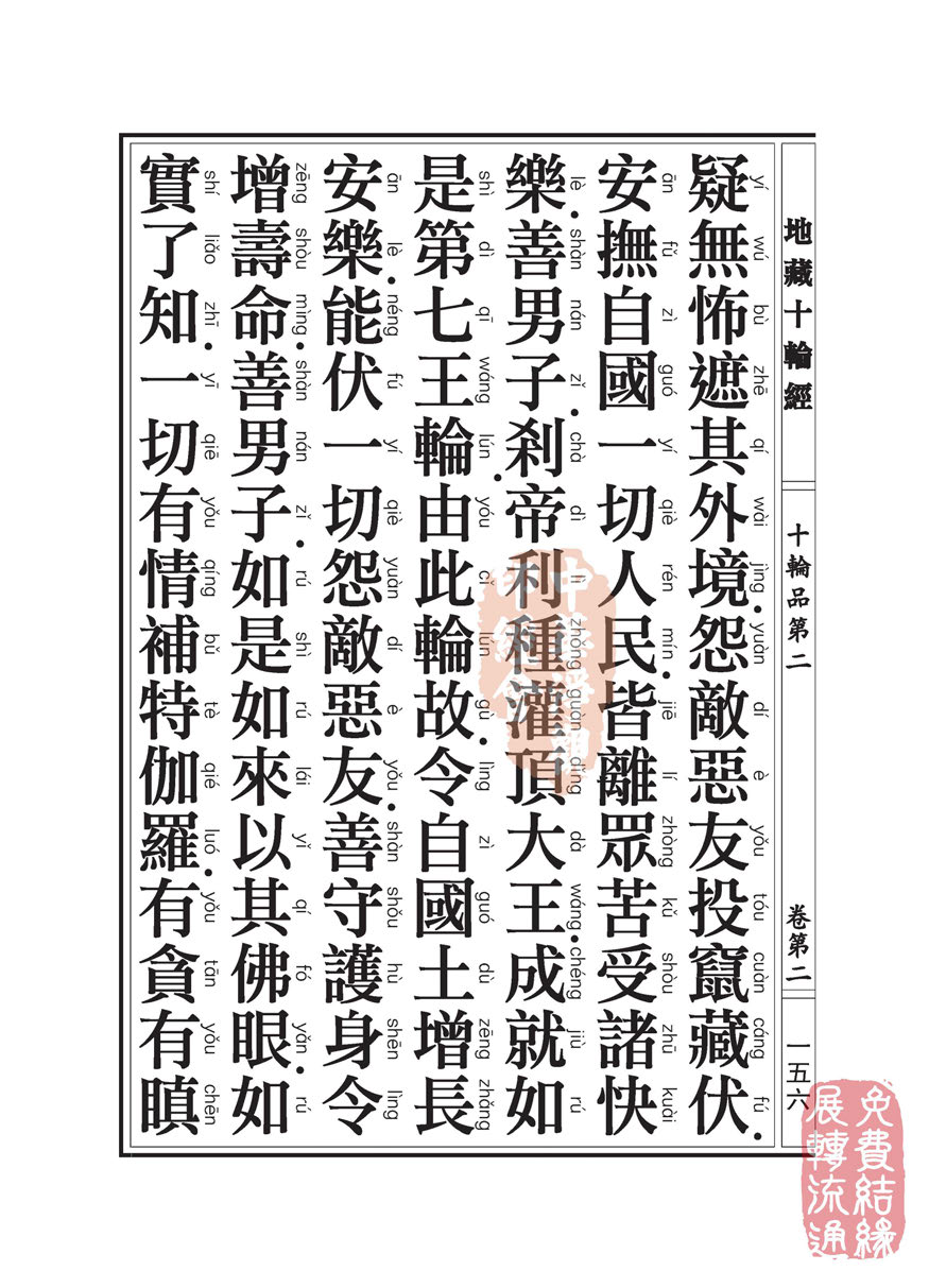 地藏十轮经:十轮品第二 地藏十轮经:十轮品第二