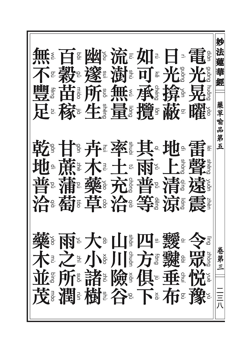 《妙法莲华经》:药草喻品 《妙法莲华经》:药草喻品