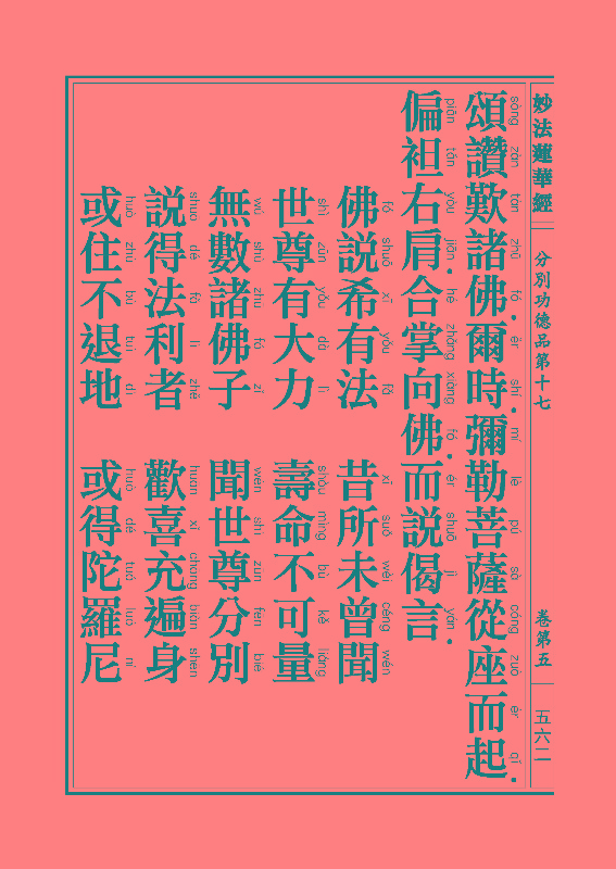 《妙法莲华经》:分别功德品 《妙法莲华经》:分别功德品