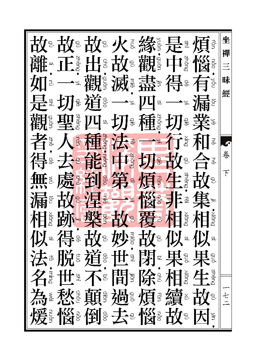 坐禅三昧经卷下 坐禅三昧经卷下