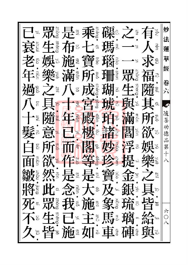 妙法莲华经:随喜功德品第十八 妙法莲华经:随喜功德品第十八