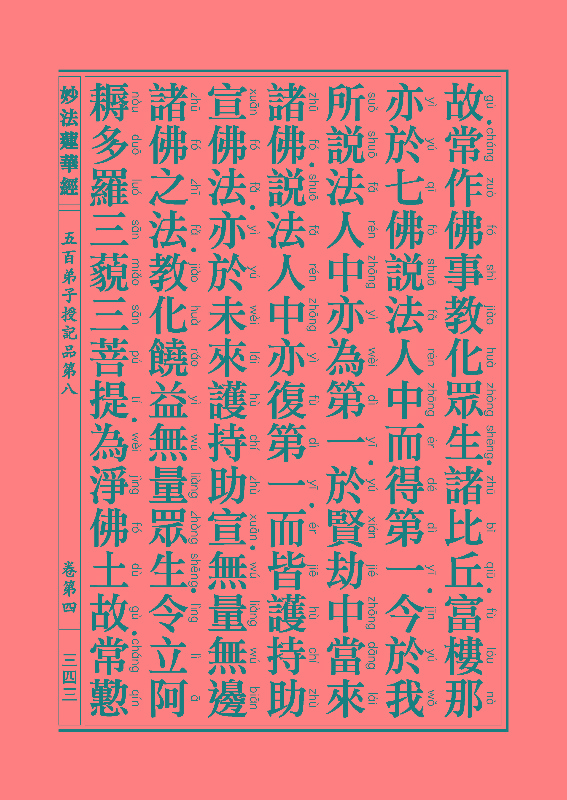 《妙法莲华经》:五百弟子授记品,授学无学人记品 《妙法莲华经》:五百弟子授记品,授学无学人记品