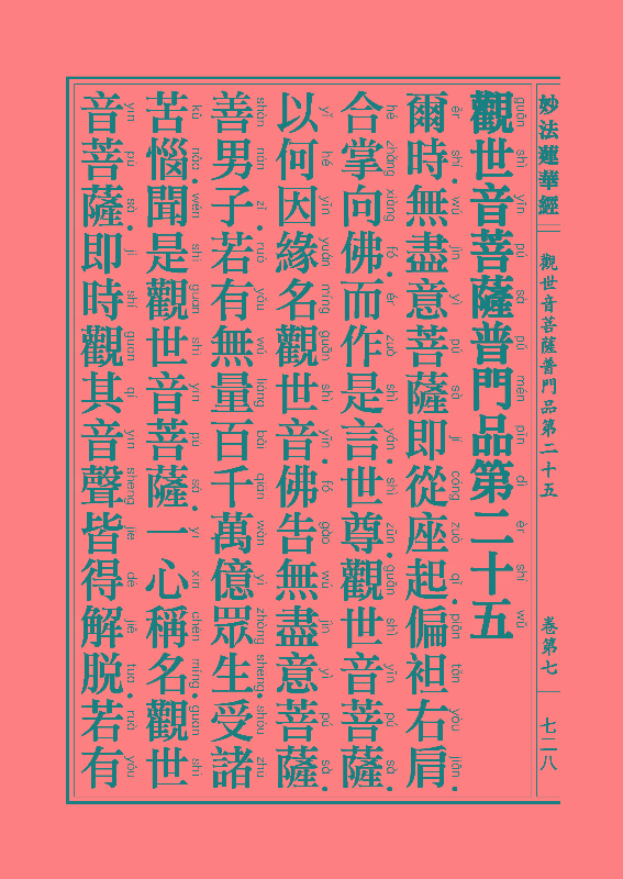 「妙法莲华经」《妙法莲华经》:观世音菩萨普门品,药王菩萨本事品 「妙法莲华经」《妙法莲华经》:观世音菩萨普门品,药王菩萨本事品